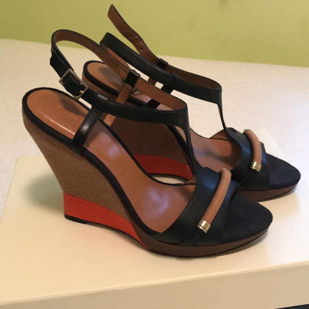 Rachel Roy Terese colorblock wedges